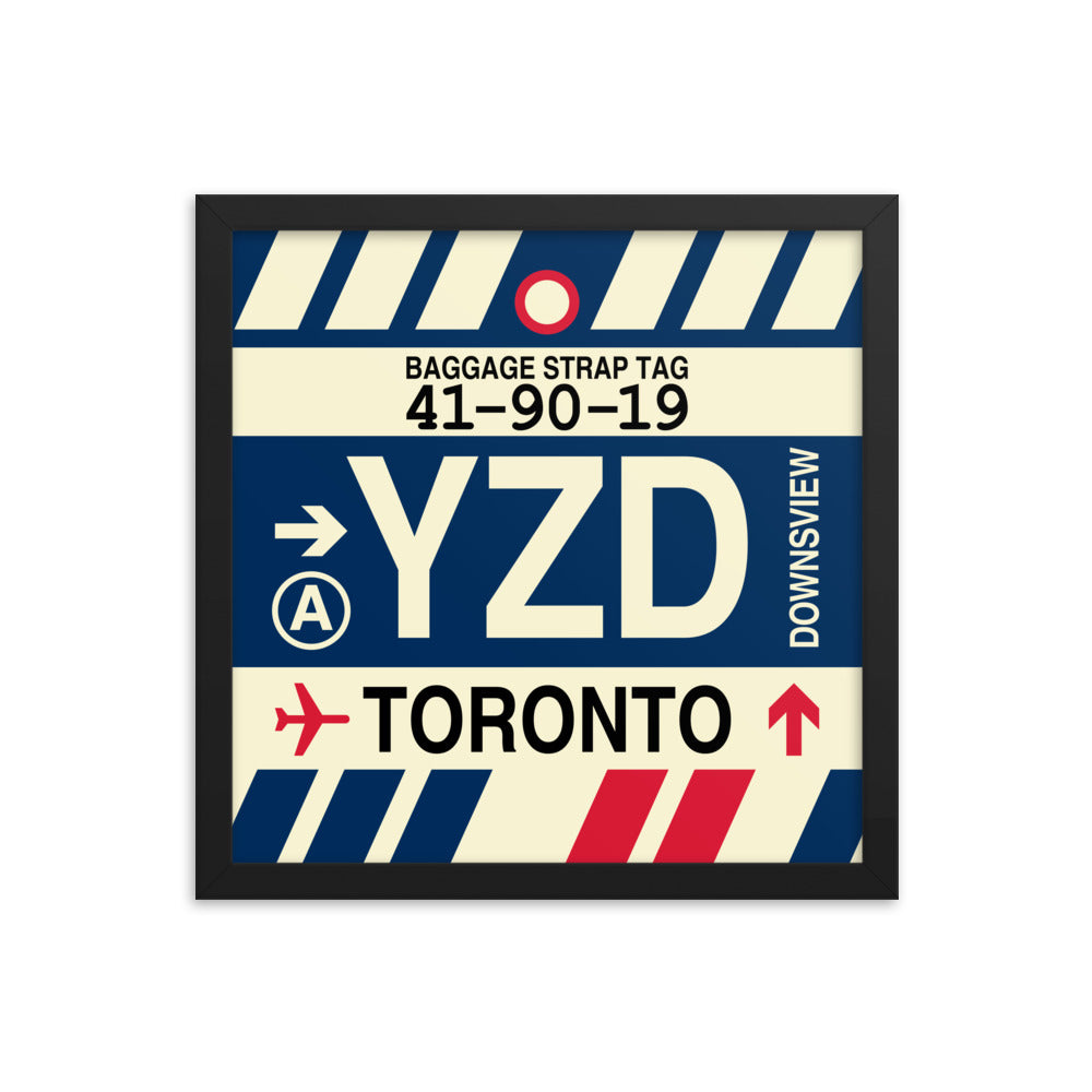 Travel-Themed Framed Print • YZD Toronto • YHM Designs - Image 03