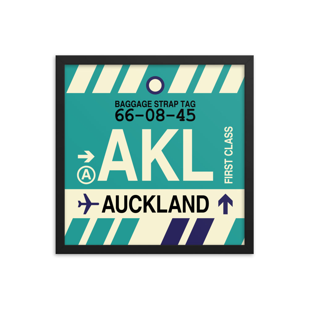 Travel-Themed Framed Print • AKL Auckland Souvenir • YHM Designs - Image 04