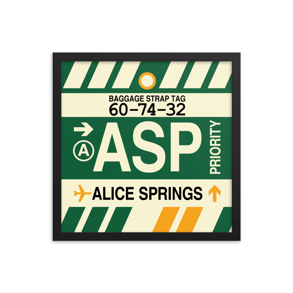Travel-Themed Framed Print • ASP Alice Springs • YHM Designs - Image 04