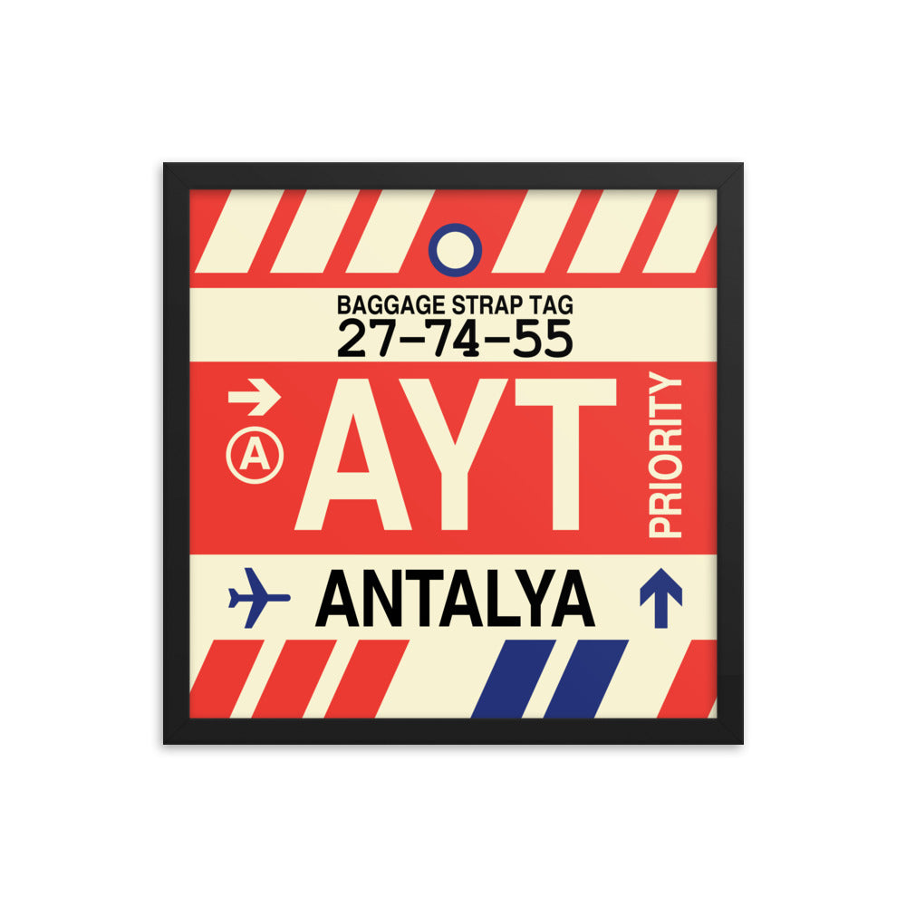 Travel-Themed Framed Print • AYT Antalya • YHM Designs - Image 04