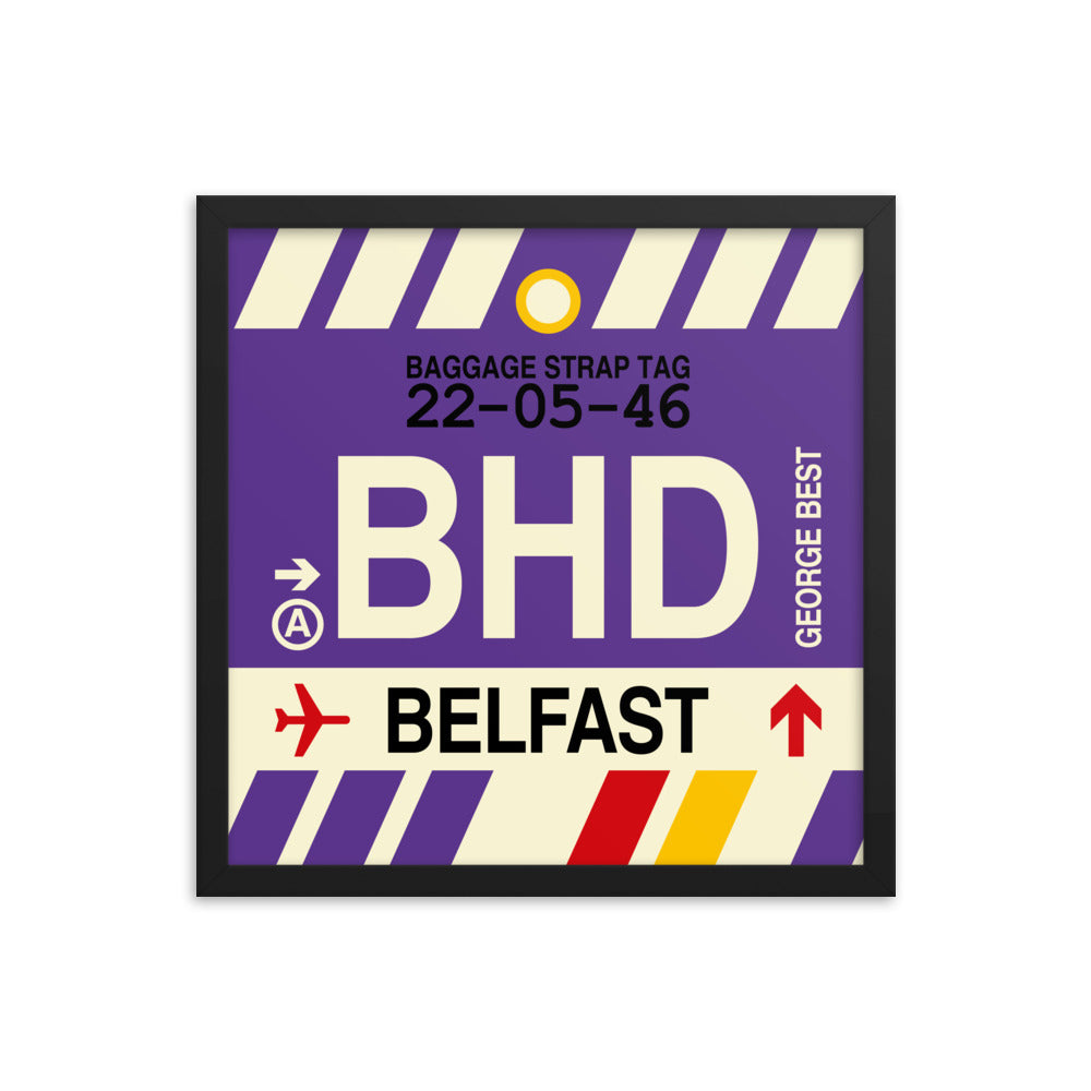 Travel-Themed Framed Print • BHD Belfast • YHM Designs - Image 04
