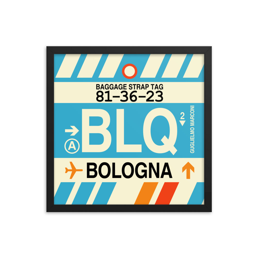 Travel-Themed Framed Print • BLQ Bologna • YHM Designs - Image 04