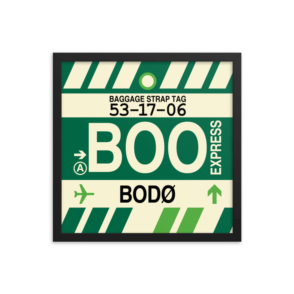 Travel-Themed Framed Print • BOO Bodo • YHM Designs - Image 04