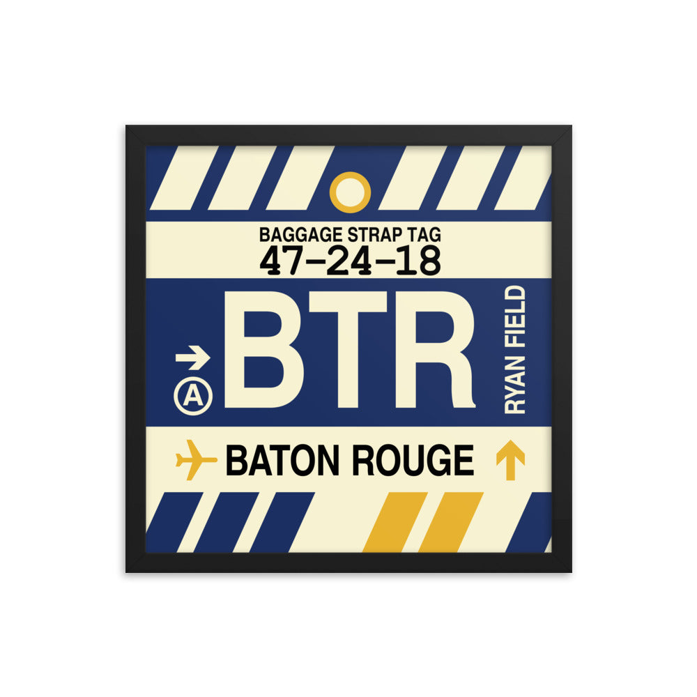 Travel-Themed Framed Print • BTR Baton Rouge • YHM Designs - Image 04