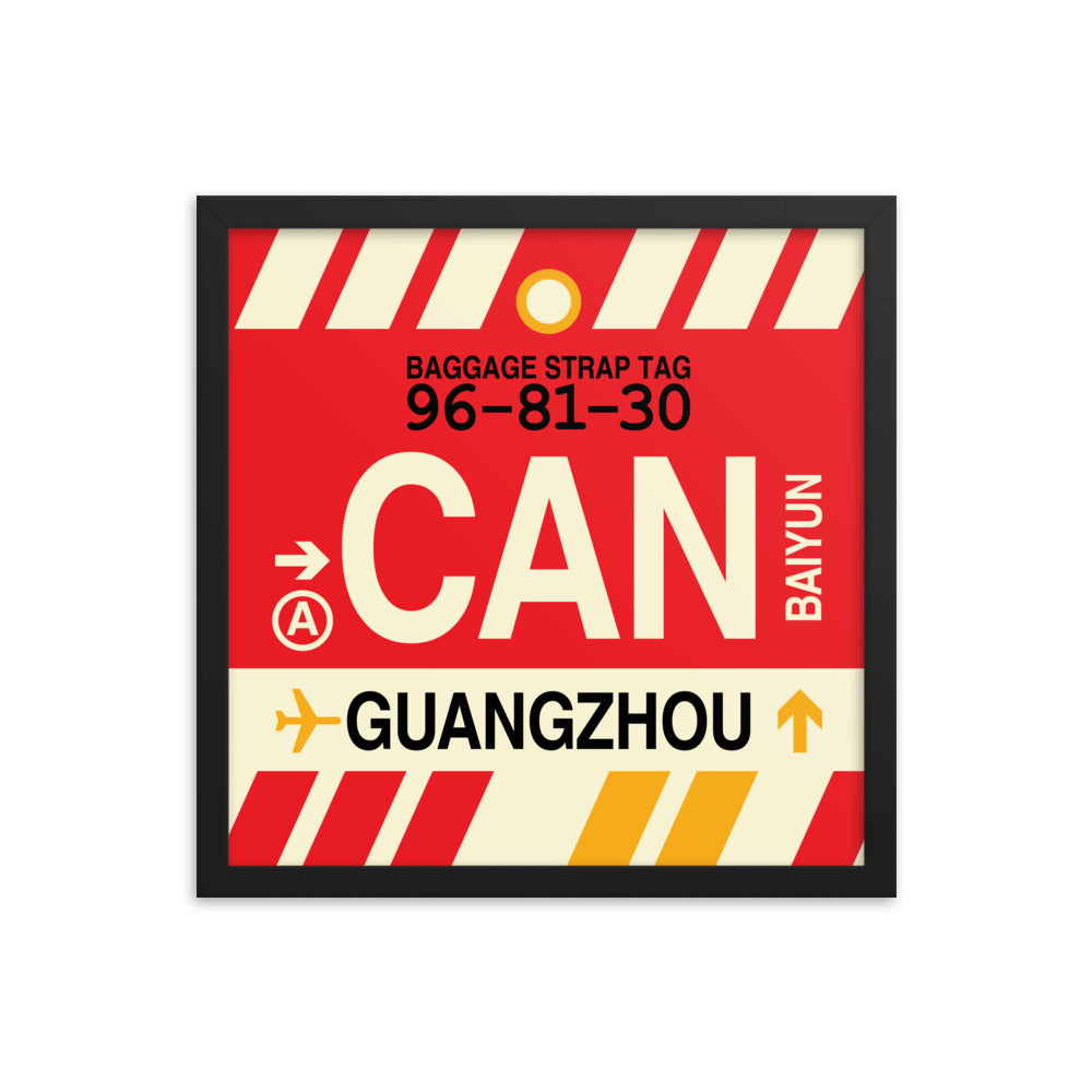 Travel-Themed Framed Print • CAN Guangzhou • YHM Designs - Image 04