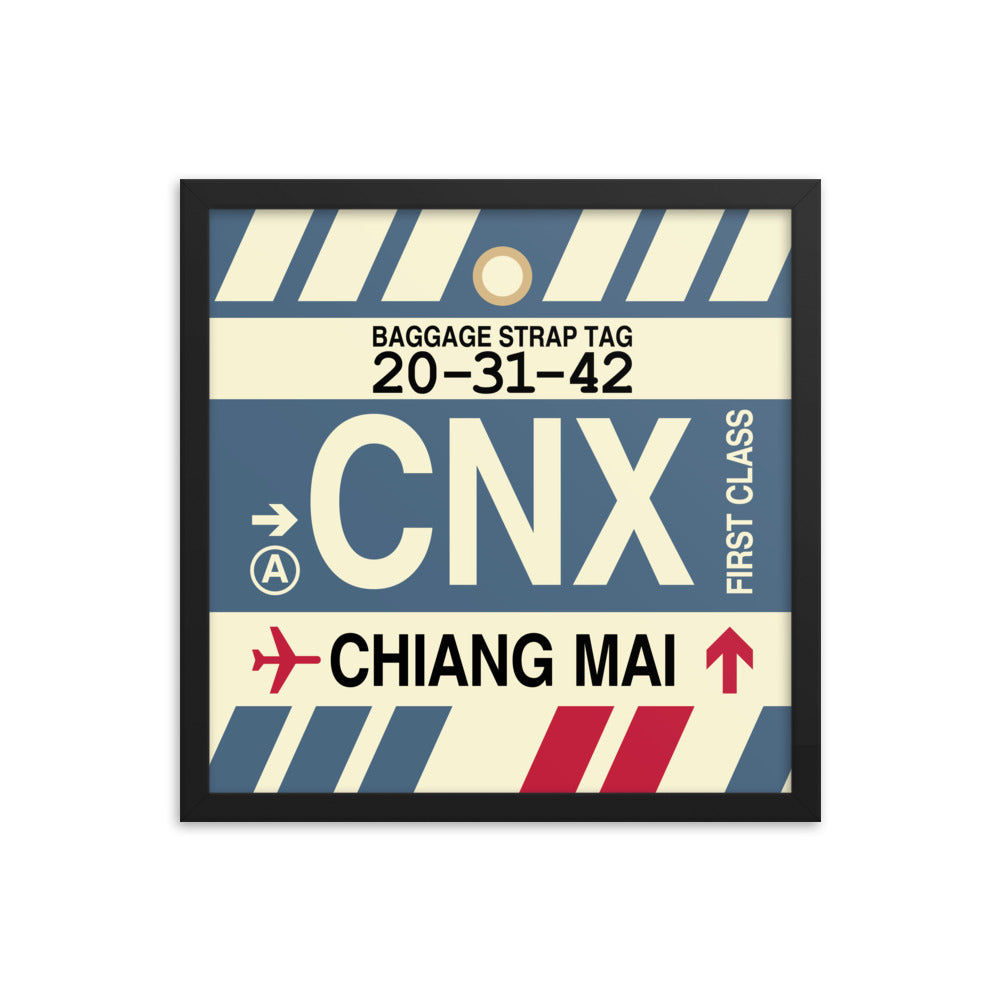 Travel-Themed Framed Print • CNX Chiang Mai Souvenir • YHM Designs - Image 04