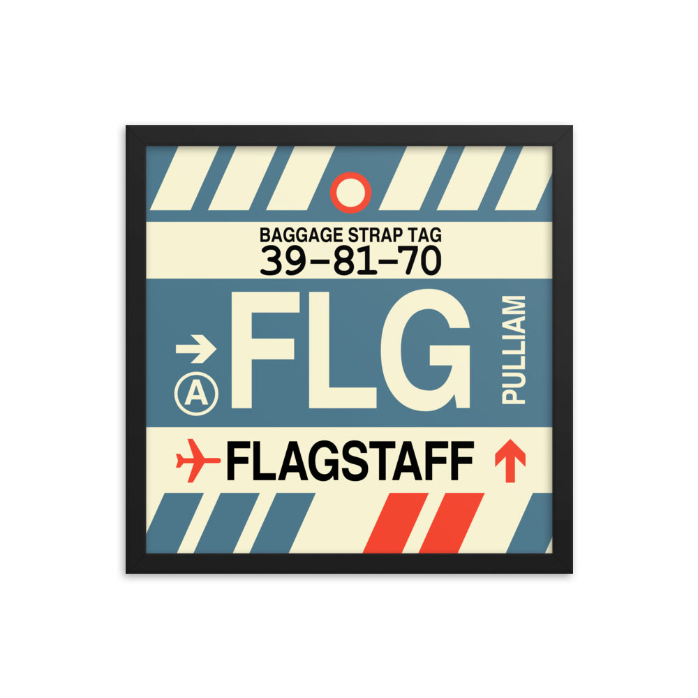 Travel-Themed Framed Print • FLG Flagstaff • YHM Designs - Image 04