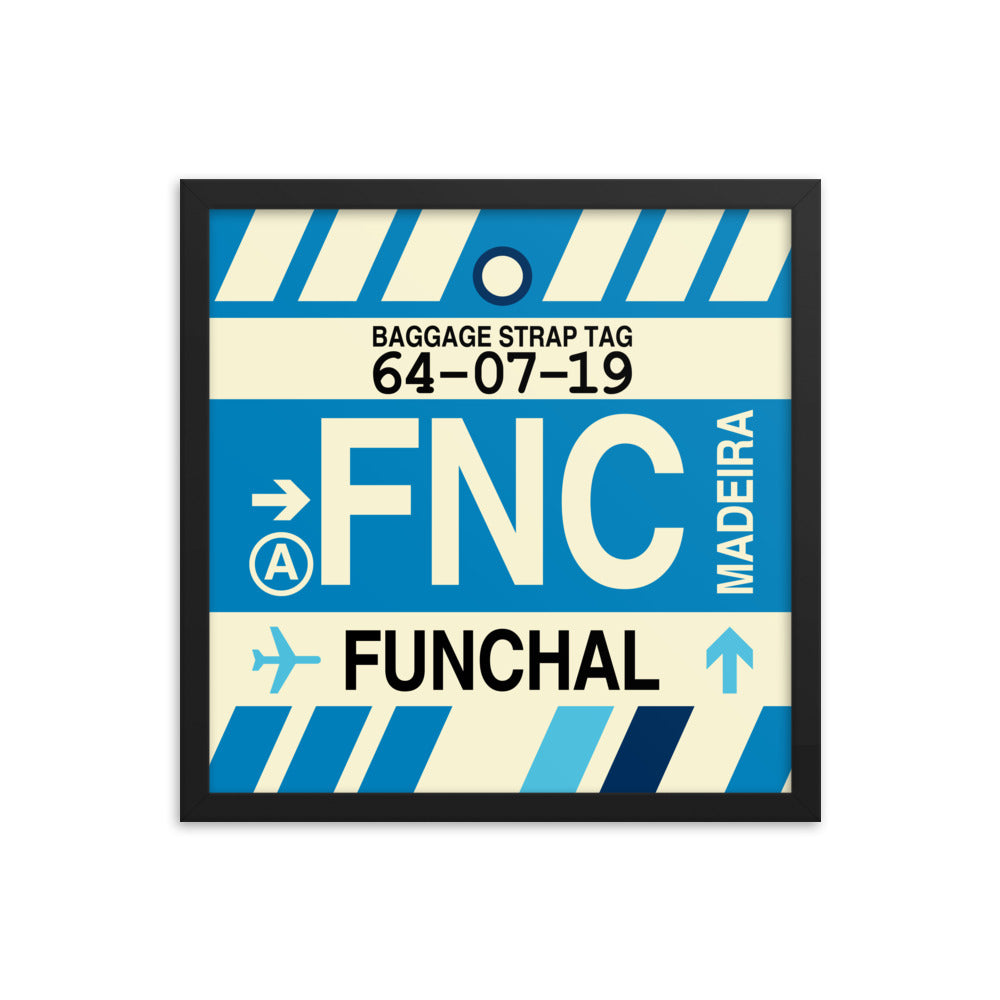 Travel-Themed Framed Print • FNC Funchal Souvenir • YHM Designs - Image 04