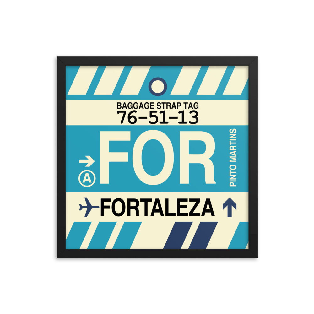 Travel-Themed Framed Print • FOR Fortaleza • YHM Designs - Image 04