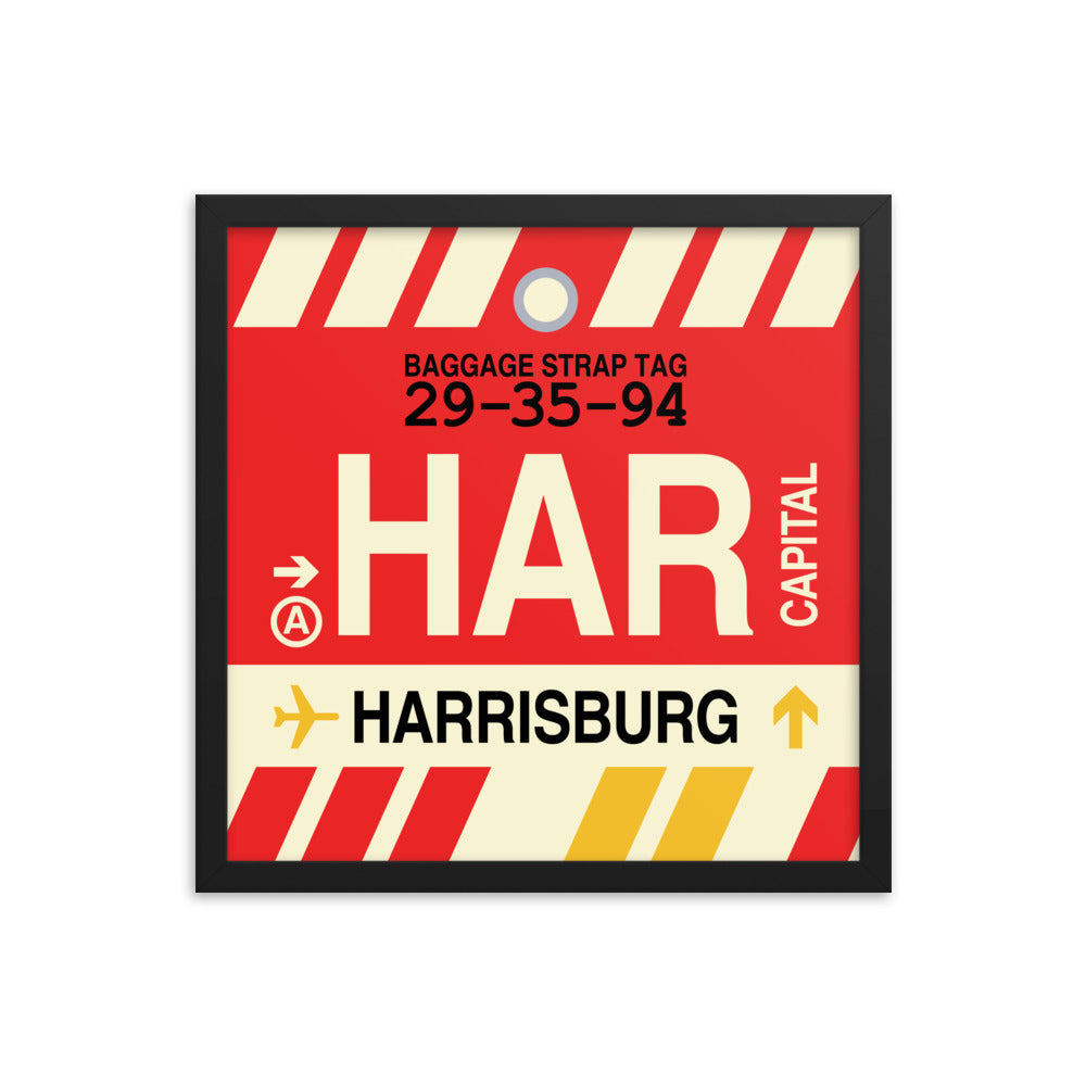 Travel-Themed Framed Print • HAR Harrisburg • YHM Designs - Image 04