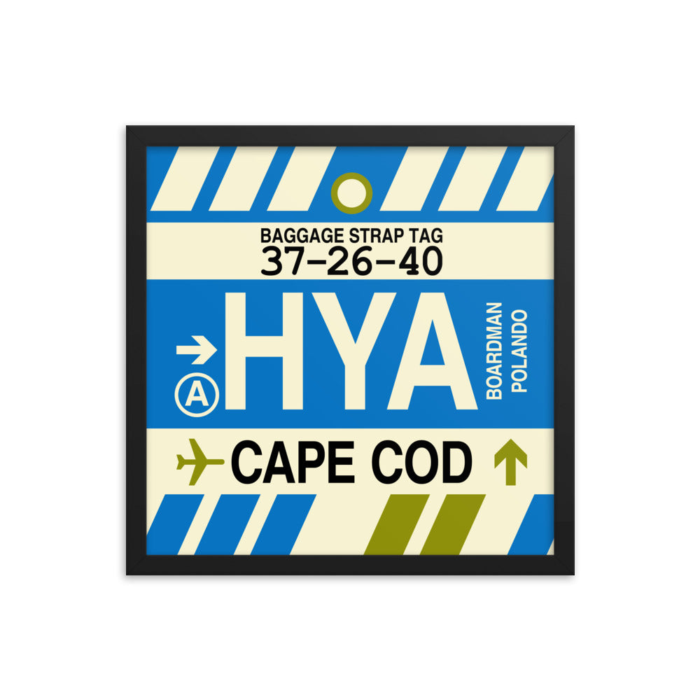 Travel-Themed Framed Print • HYA Cape Cod • YHM Designs - Image 04