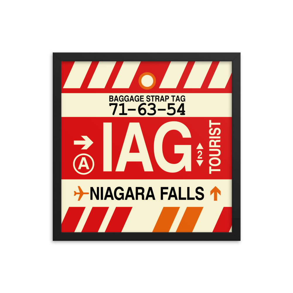 Travel-Themed Framed Print • IAG Niagara Falls • YHM Designs - Image 04