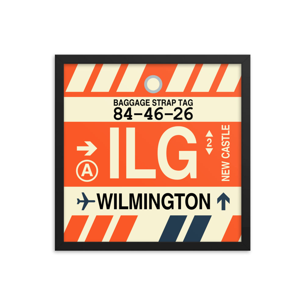 Travel-Themed Framed Print • ILG Wilmington Souvenir • YHM Designs - Image 04