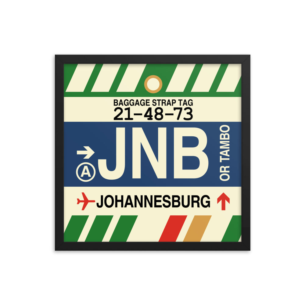 Travel-Themed Framed Print • JNB Johannesburg • YHM Designs - Image 04