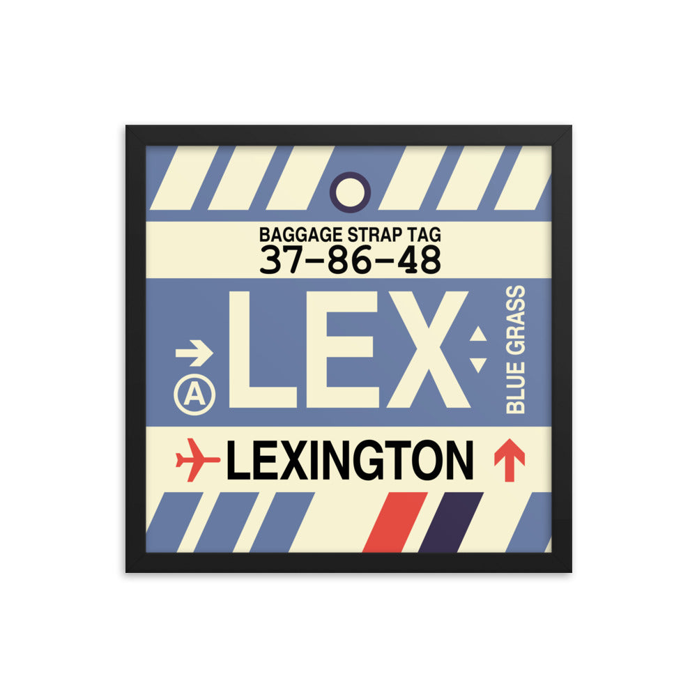 Travel-Themed Framed Print • LEX Lexington • YHM Designs - Image 04