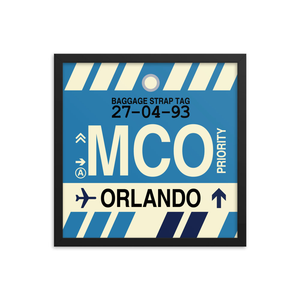 Travel-Themed Framed Print • MCO Orlando • YHM Designs - Image 04