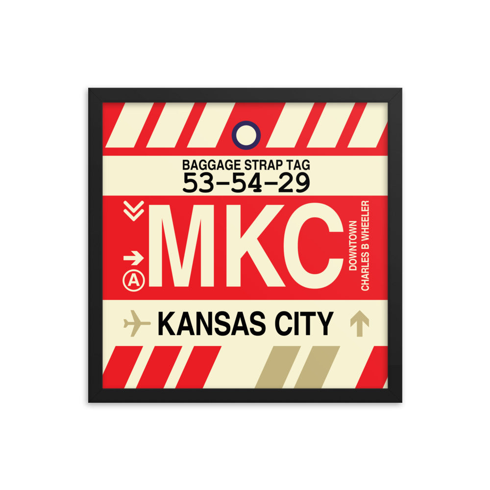 Travel-Themed Framed Print • MKC Kansas City • YHM Designs - Image 04
