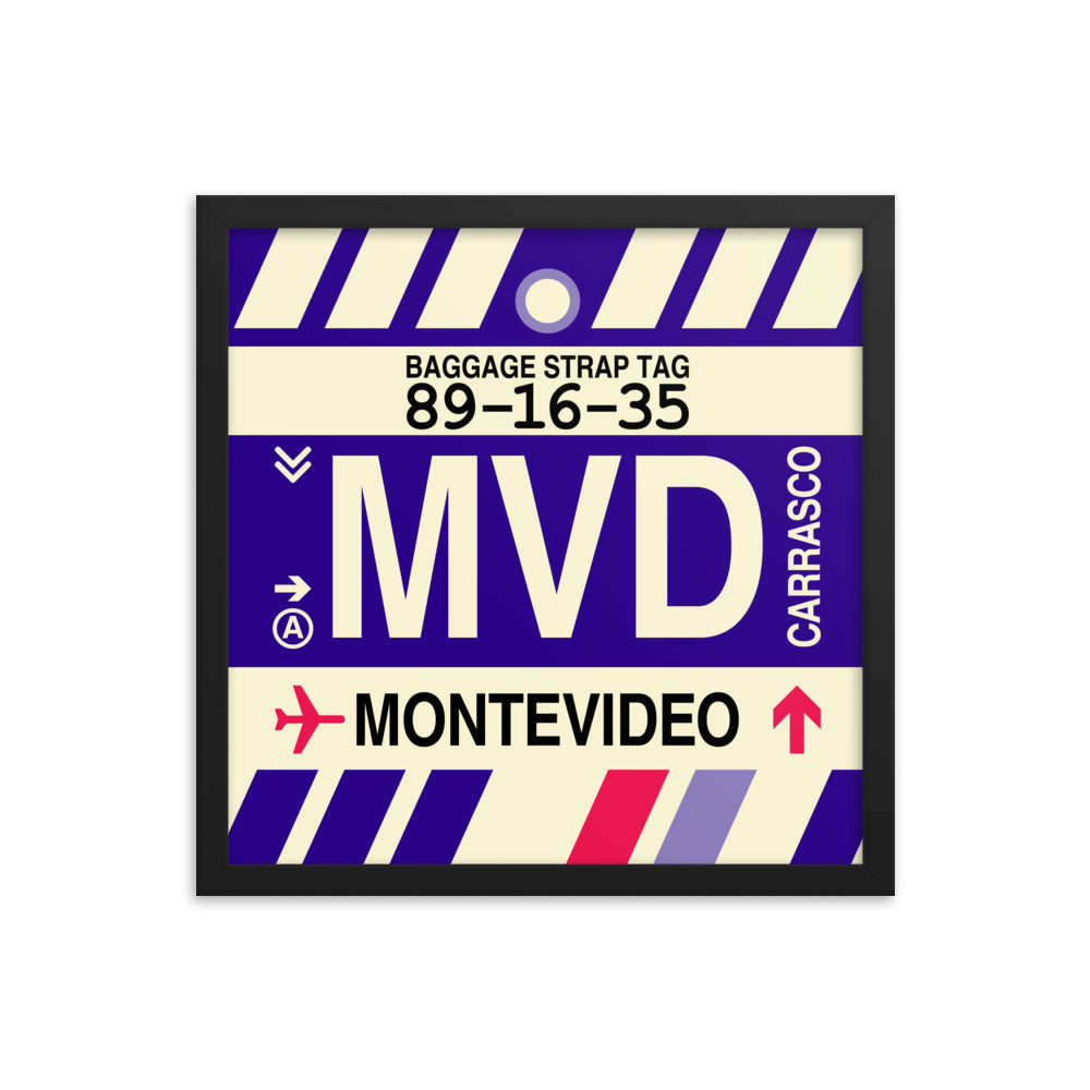 Travel-Themed Framed Print • MVD Montevideo • YHM Designs - Image 04