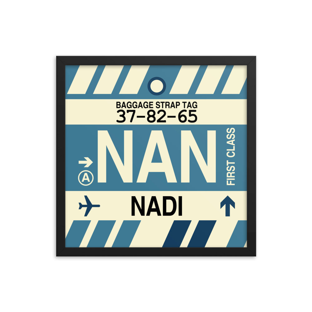Travel-Themed Framed Print • NAN Nadi Souvenir • YHM Designs - Image 04