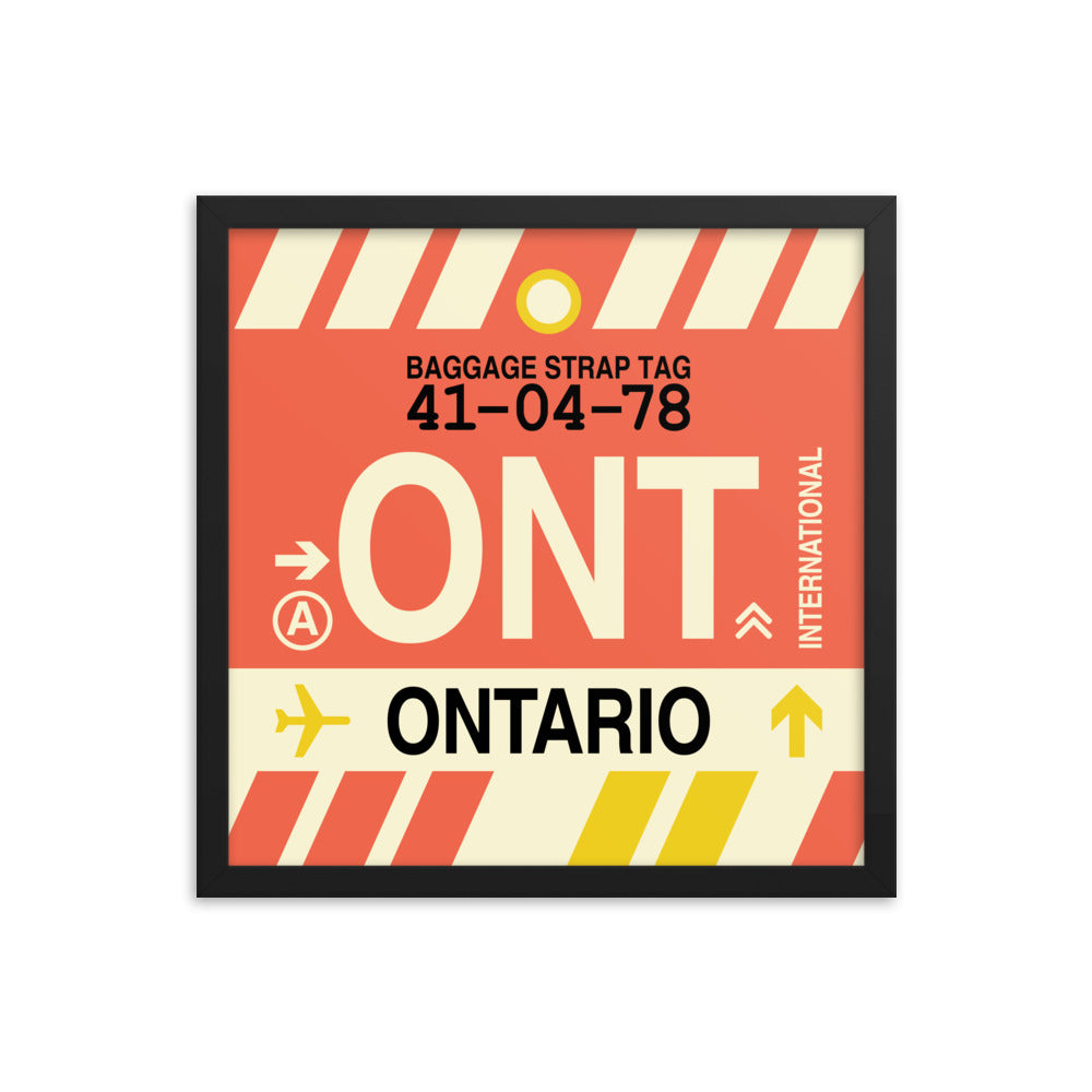 Travel-Themed Framed Print • ONT Ontario Souvenir • YHM Designs - Image 04