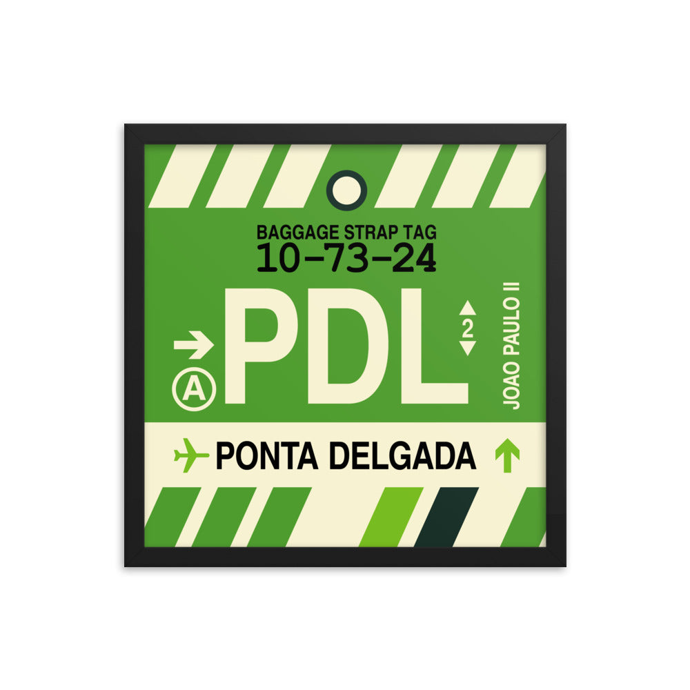 Travel-Themed Framed Print • PDL Ponta Delgada • YHM Designs - Image 04