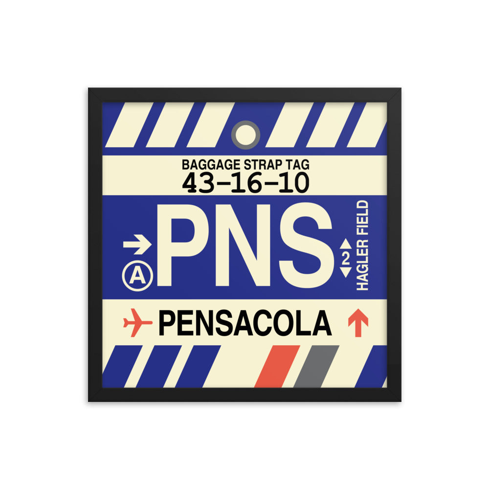 Travel-Themed Framed Print • PNS Pensacola • YHM Designs - Image 04