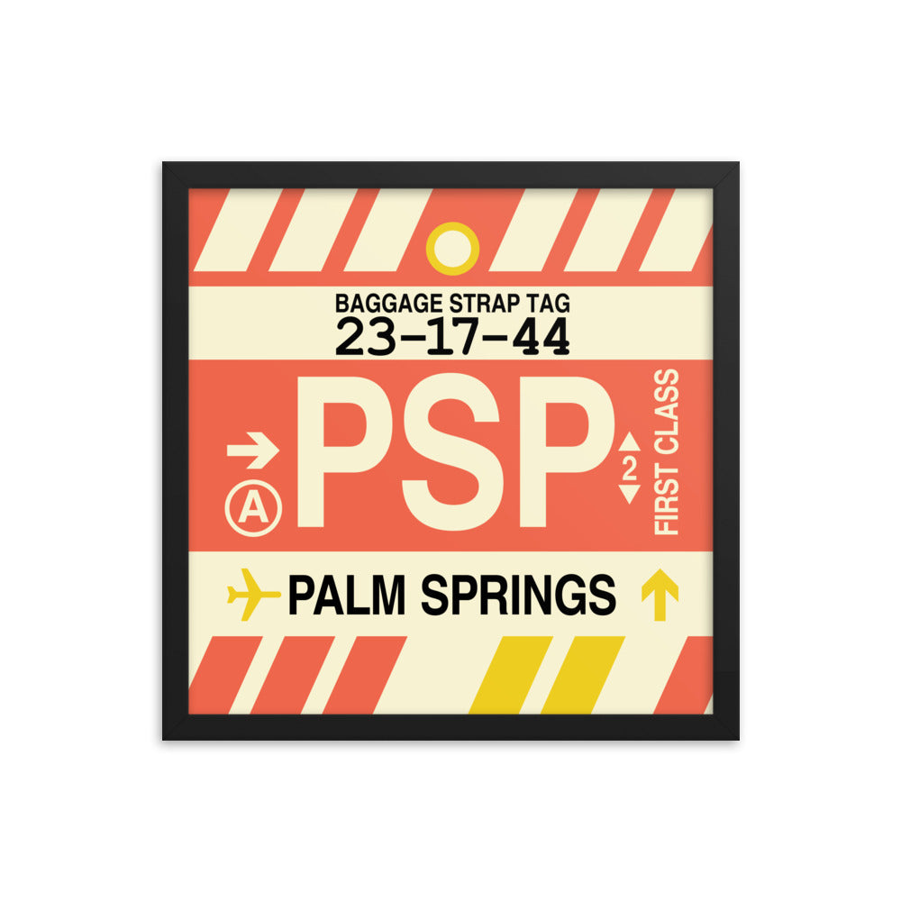 Travel-Themed Framed Print • PSP Palm Springs • YHM Designs - Image 04