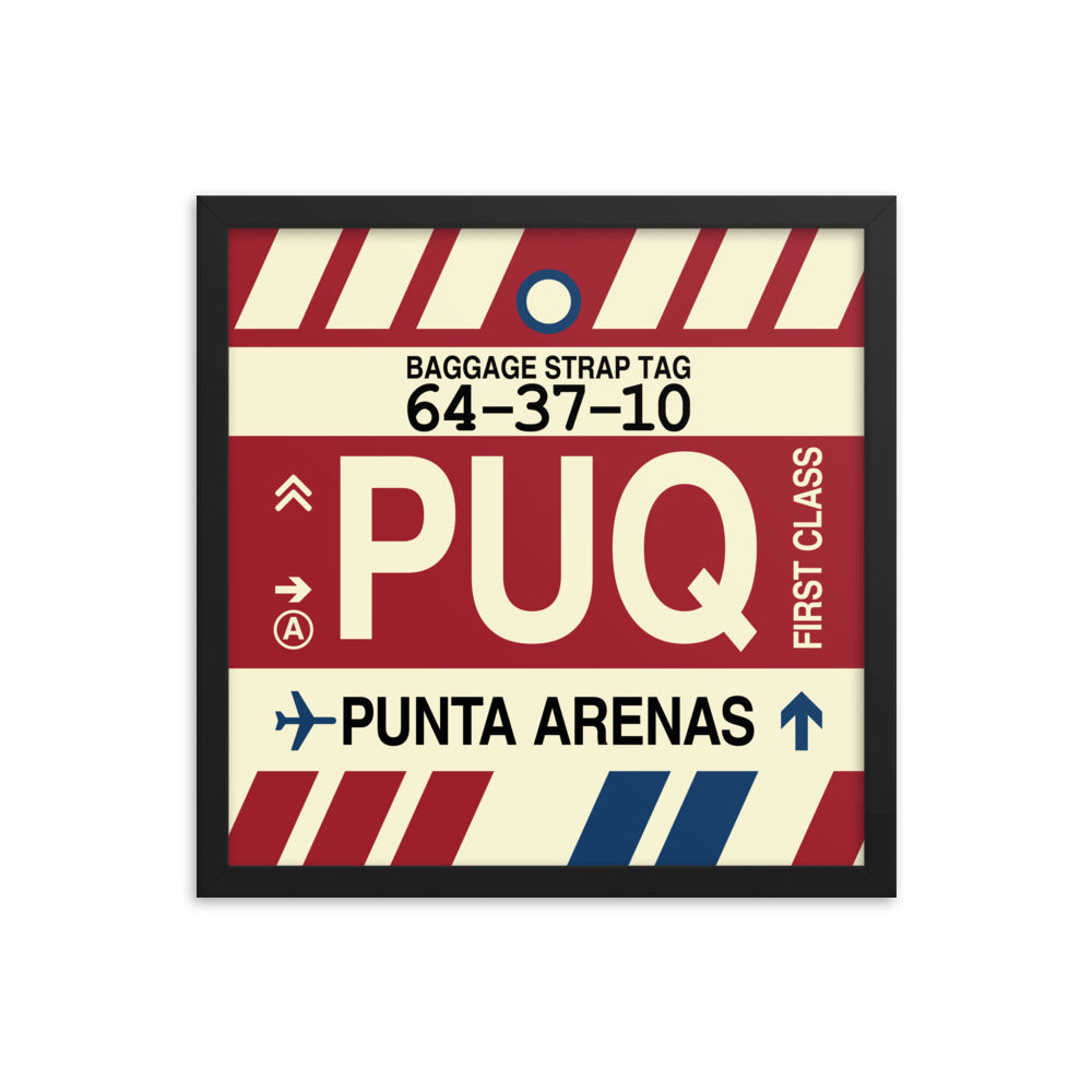 Travel-Themed Framed Print • PUQ Punta Arenas Souvenir • YHM Designs - Image 04