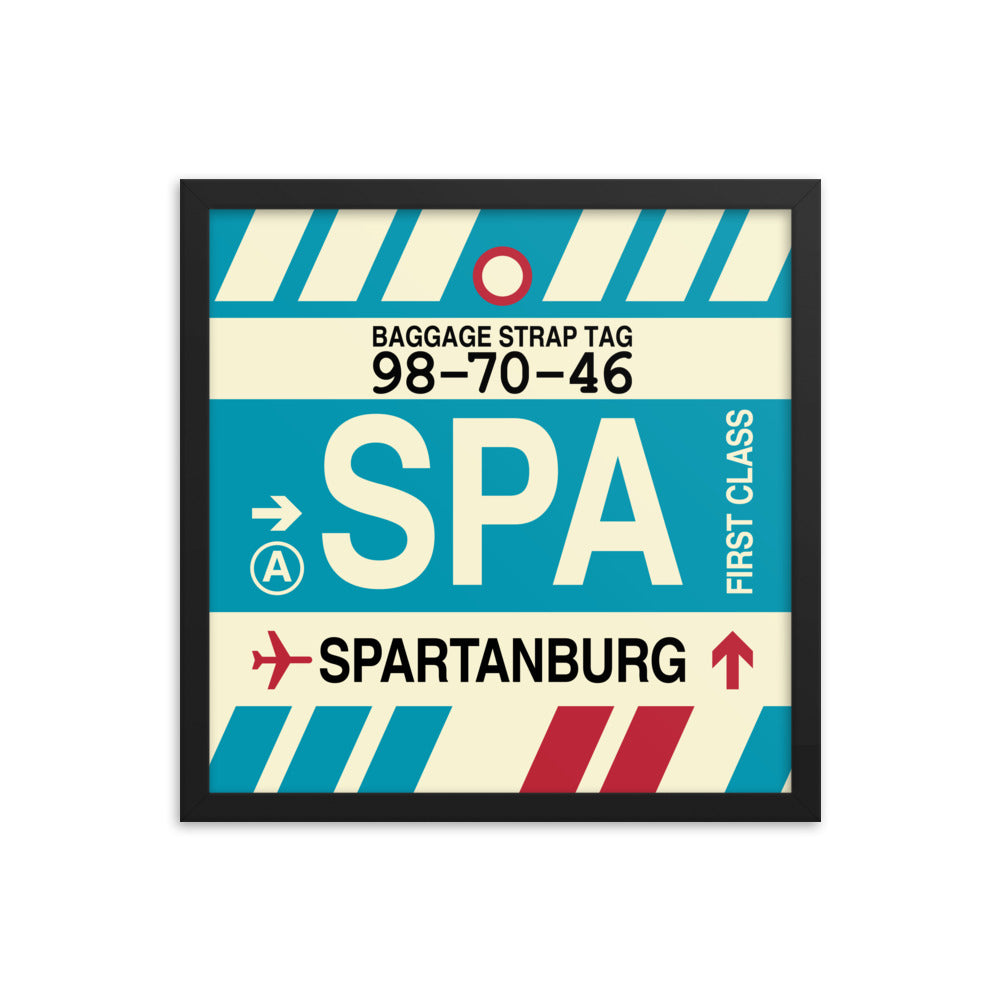 Travel-Themed Framed Print • SPA Spartanburg • YHM Designs - Image 04