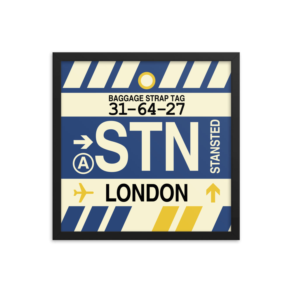 Travel-Themed Framed Print • STN London Souvenir • YHM Designs - Image 04