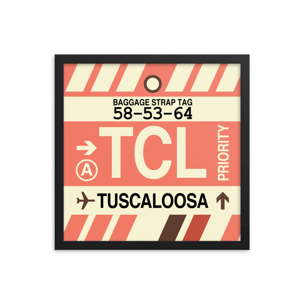Travel-Themed Framed Print • TCL Tuscaloosa • YHM Designs - Image 04