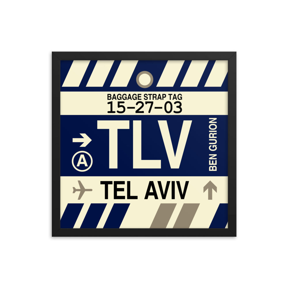 Travel-Themed Framed Print • TLV Tel Aviv • YHM Designs - Image 04