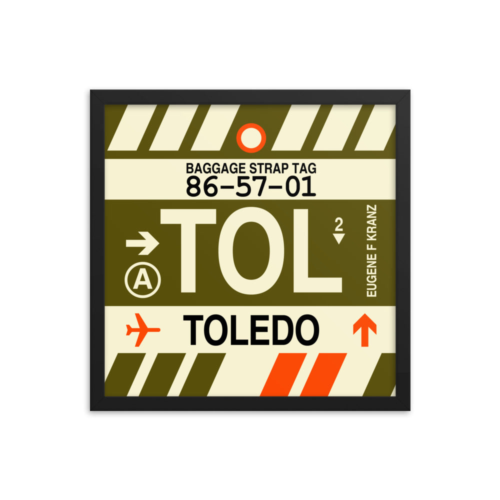 Travel-Themed Framed Print • TOL Toledo • YHM Designs - Image 04