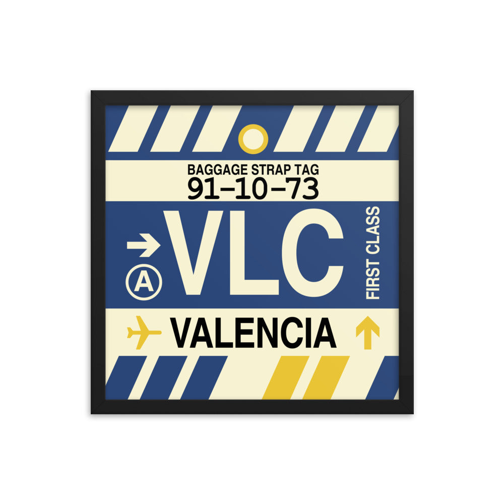 Travel-Themed Framed Print • VLC Valencia • YHM Designs - Image 04