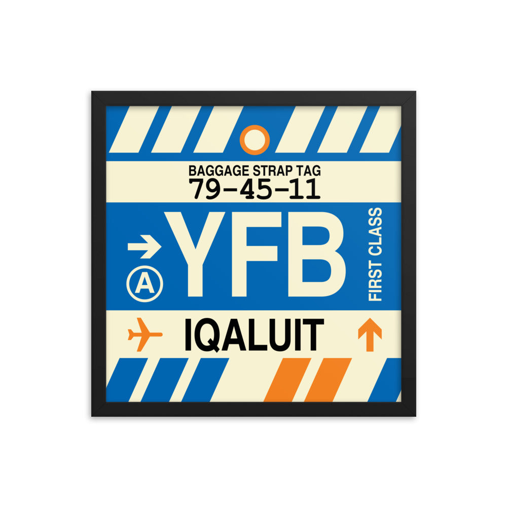 Travel-Themed Framed Print • YFB Iqaluit Souvenir • YHM Designs - Image 04