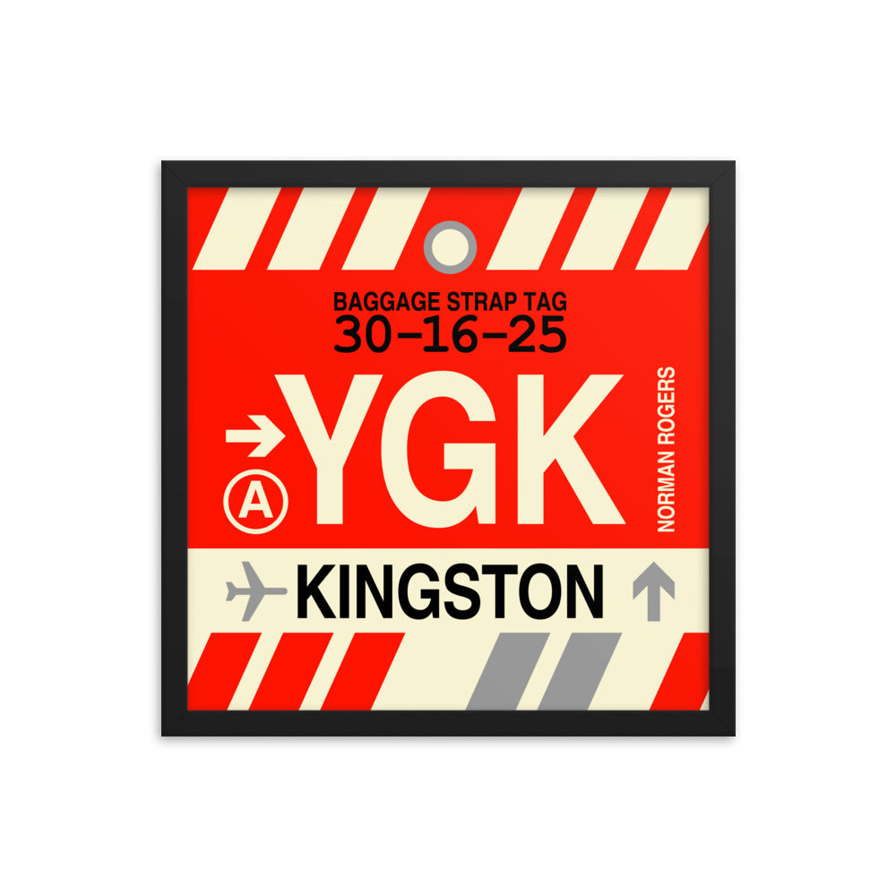 Travel-Themed Framed Print • YGK Kingston Souvenir • YHM Designs - Image 04