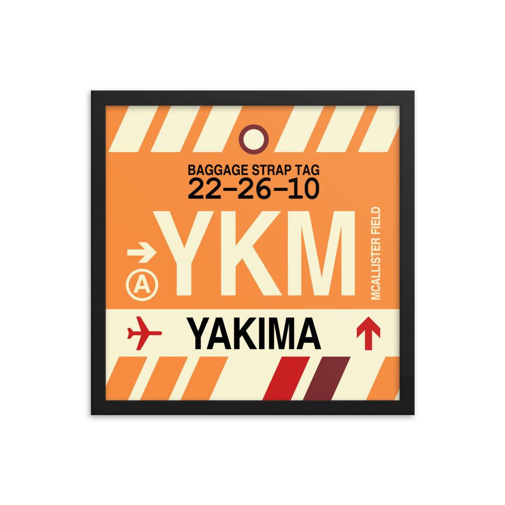 Travel-Themed Framed Print • YKM Yakima • YHM Designs - Image 04