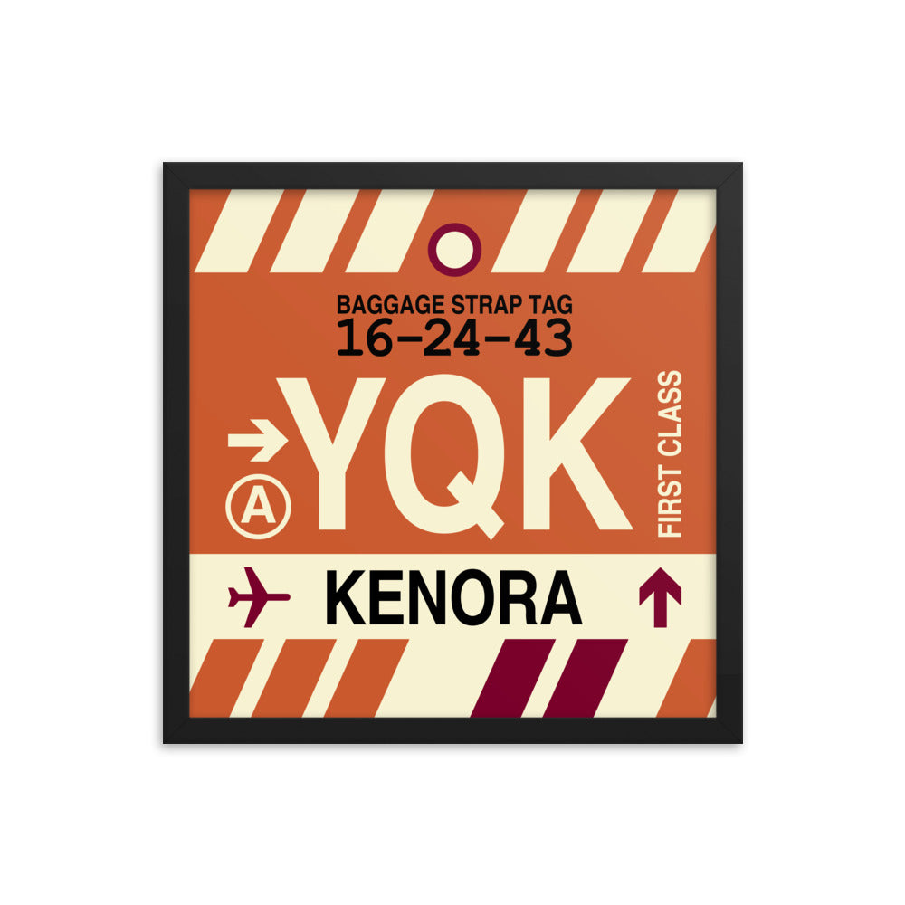 Travel-Themed Framed Print • YQK Kenora • YHM Designs - Image 04