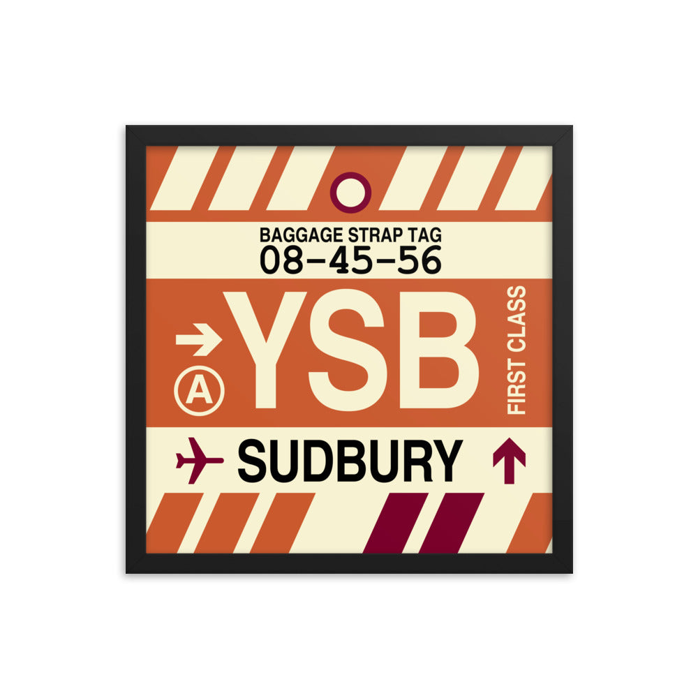 Travel-Themed Framed Print • YSB Sudbury • YHM Designs - Image 04