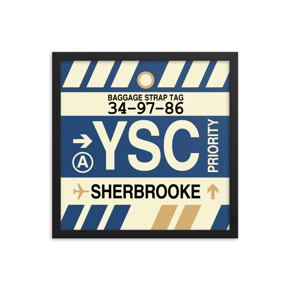 Travel-Themed Framed Print • YSC Sherbrooke • YHM Designs - Image 04
