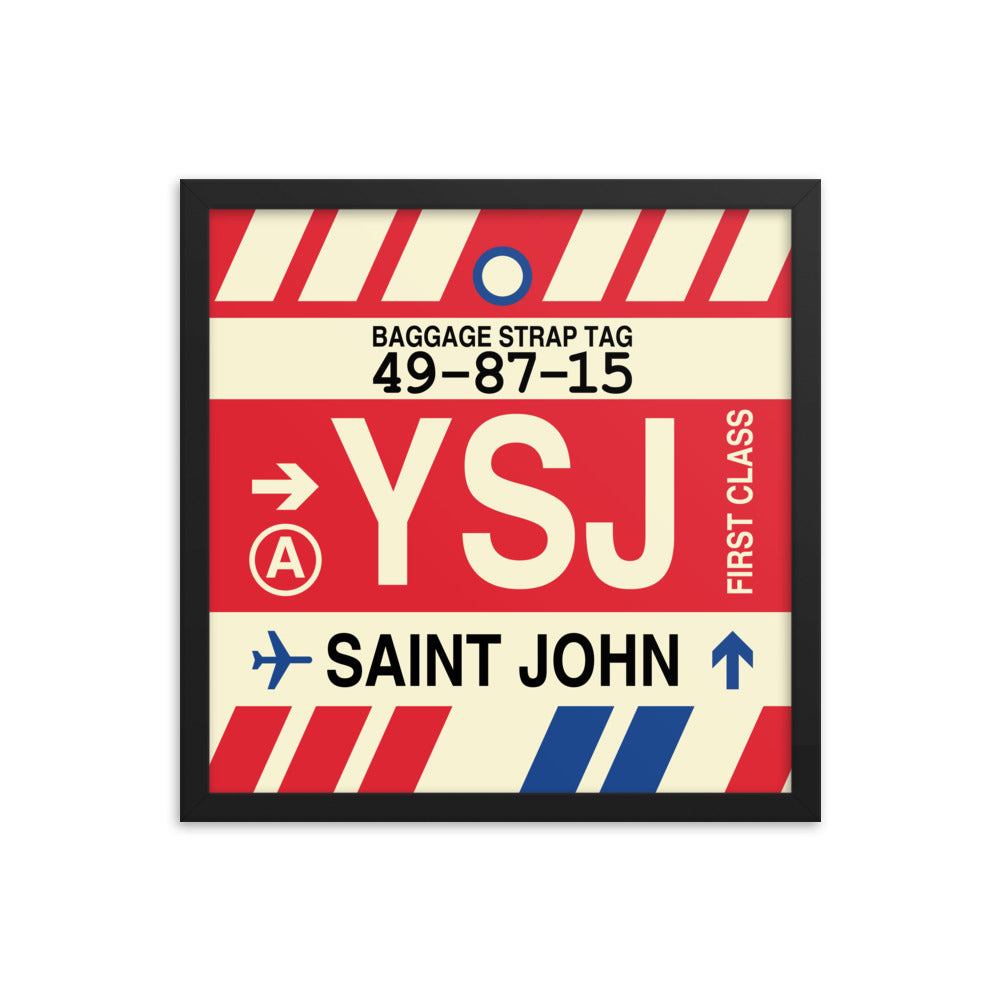 Travel-Themed Framed Print • YSJ Saint John • YHM Designs - Image 04