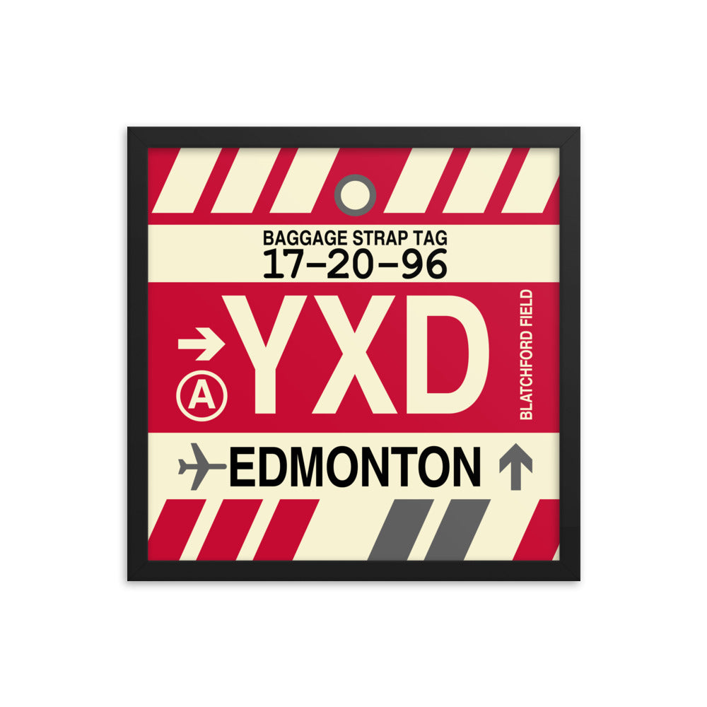 Travel-Themed Framed Print • YXD Edmonton • YHM Designs - Image 04