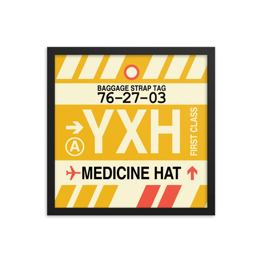 Travel-Themed Framed Print • YXH Medicine Hat • YHM Designs - Image 04