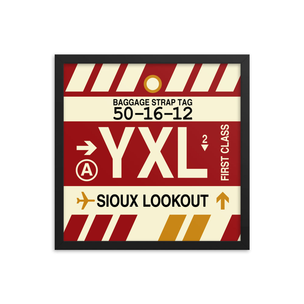 Travel-Themed Framed Print • YXL Sioux Lookout • YHM Designs - Image 04