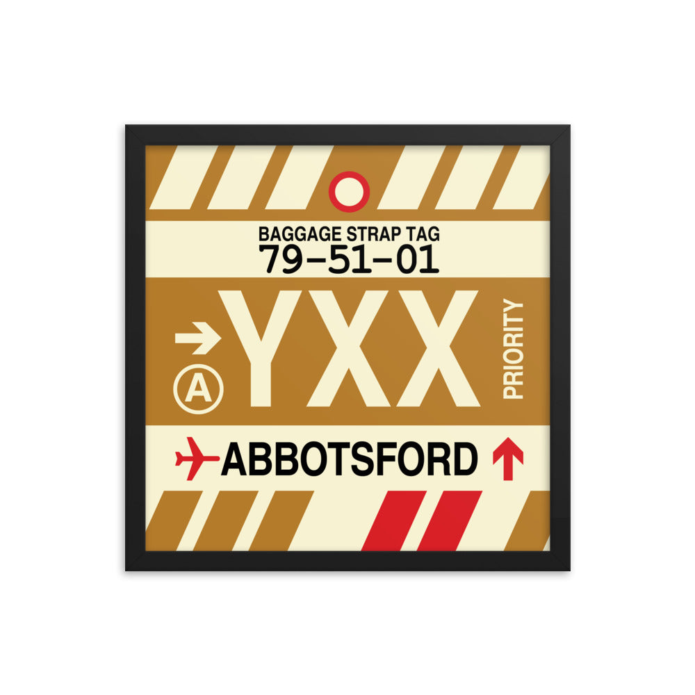 Travel-Themed Framed Print • YXX Abbotsford • YHM Designs - Image 04