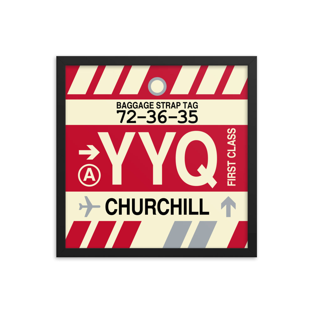 Travel-Themed Framed Print • YYQ Churchill • YHM Designs - Image 04