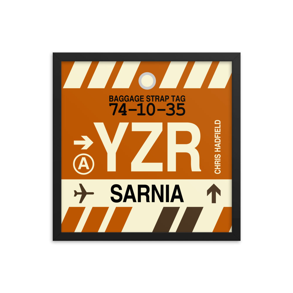 Travel-Themed Framed Print • YZR Sarnia • YHM Designs - Image 04