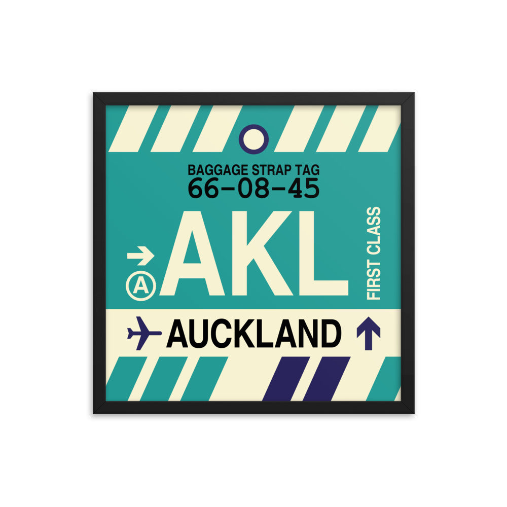 Travel-Themed Framed Print • AKL Auckland Souvenir • YHM Designs - Image 05