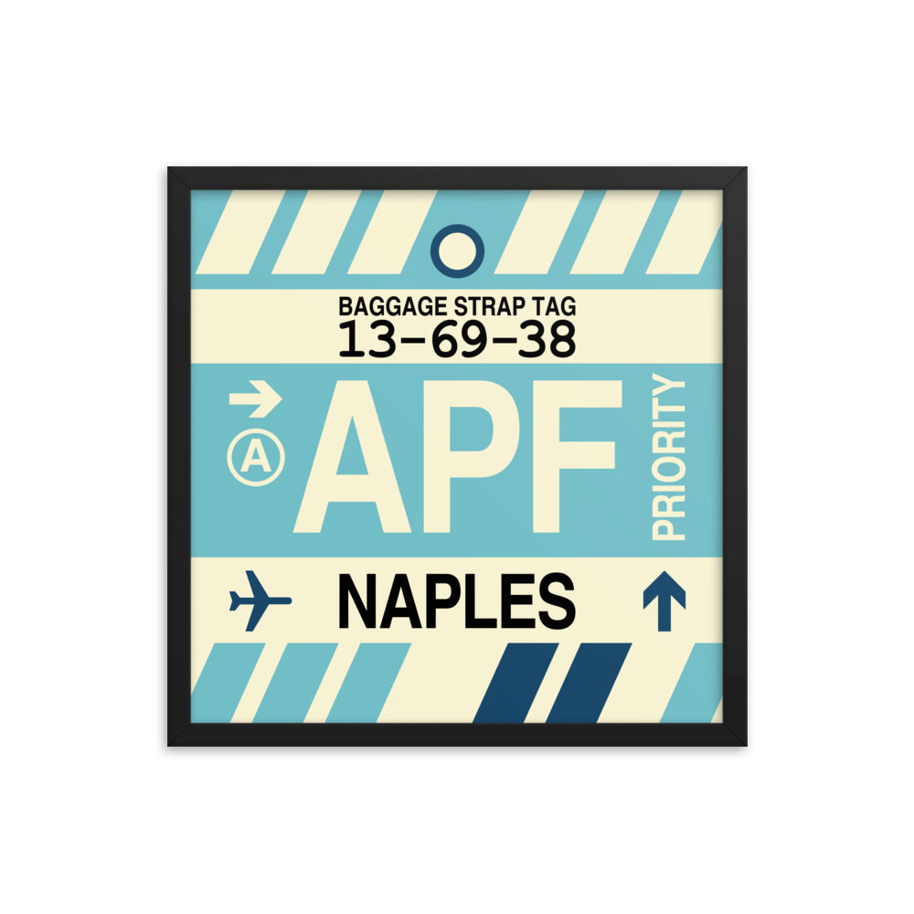 Travel-Themed Framed Print • APF Naples • YHM Designs - Image 05