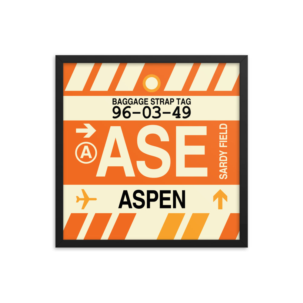 Travel-Themed Framed Print • ASE Aspen • YHM Designs - Image 05